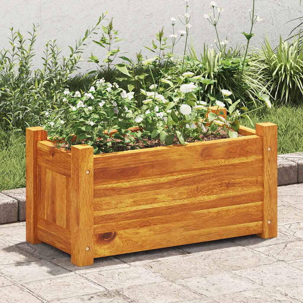 VidaXL - vidaXL Plantenbak 50x25x25 cm acaciahout